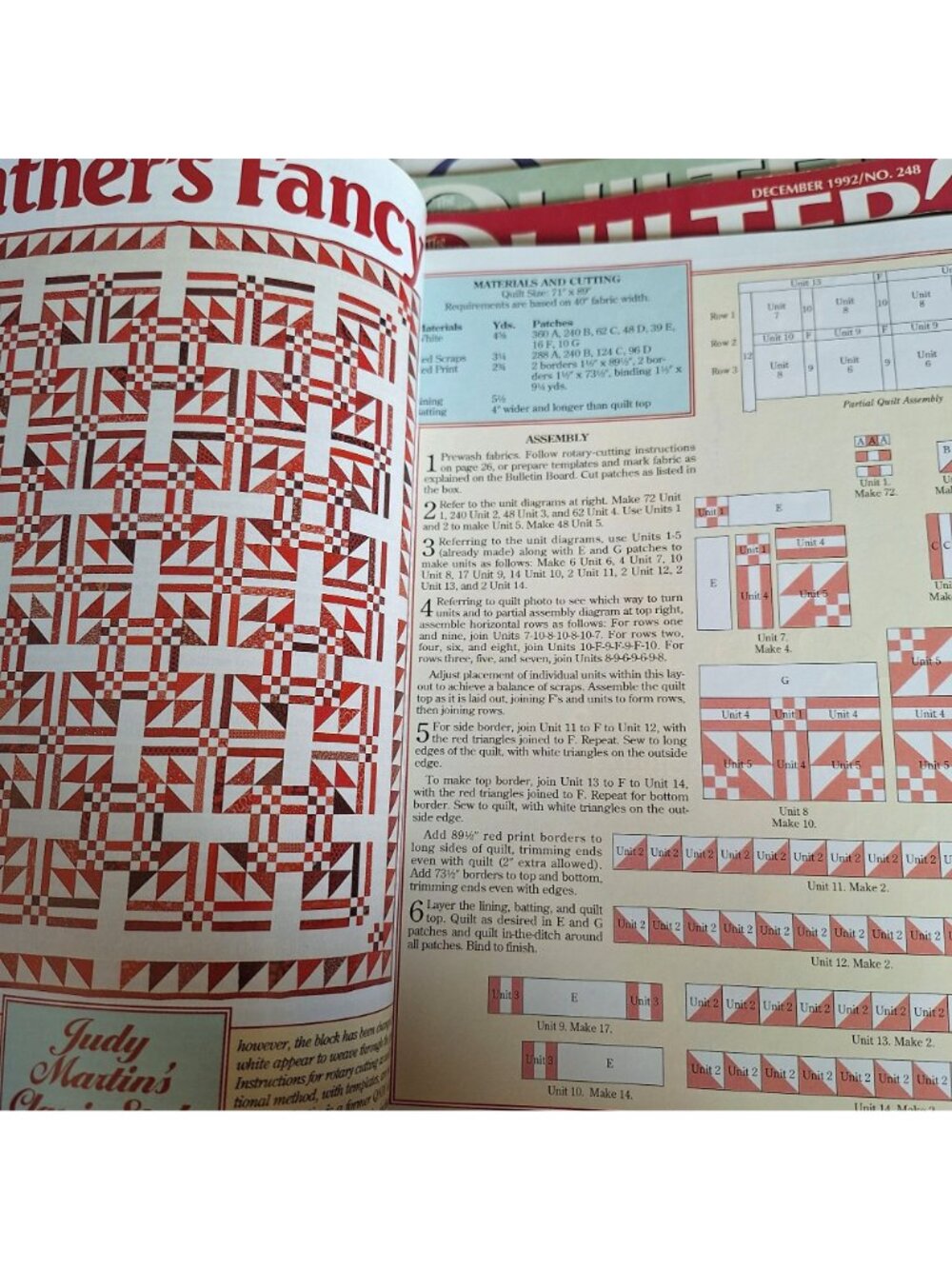 Quilters Newsletter Magazines 1987-2005 10 Vintage Issues Mostly 90s - Picture 8 of 9